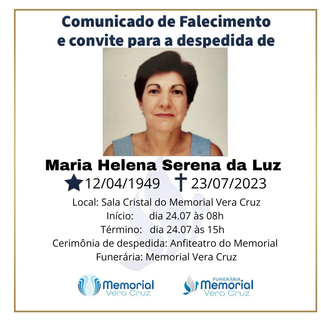 Comunicado de Falecimento