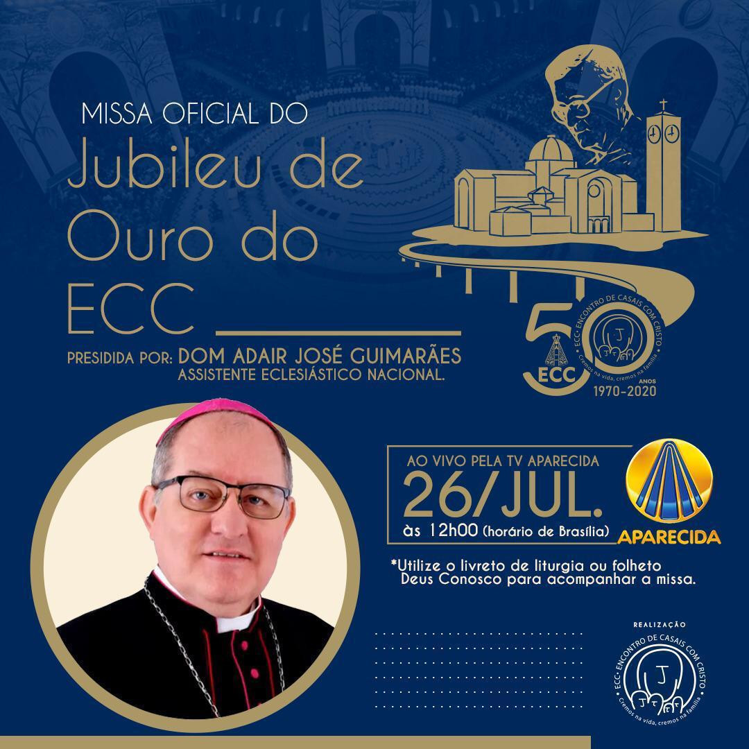 Missa Oficial do Jubileu de Ouro do ECC - Aparecida-26/7