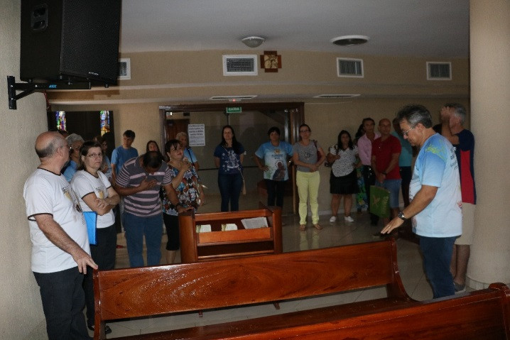 Reunião com o Casais Coordenadores das Equipes de Trabalho do XV Congresso da Região Centro-Oeste do Encontro de Casais com Cristo/2018